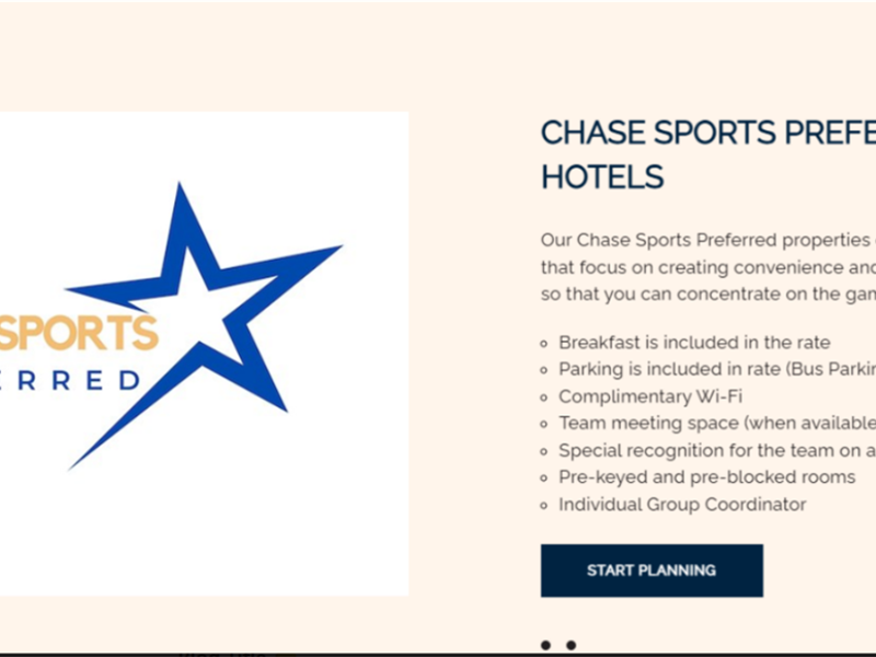 Chase Sports Prefferred Hotel
