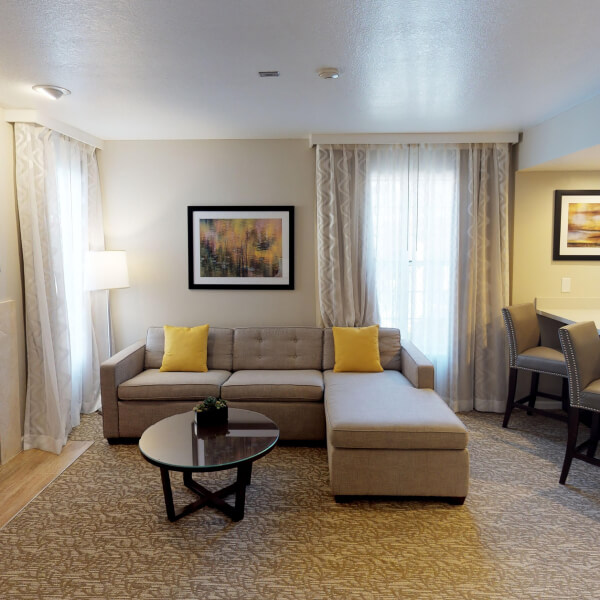 Accommodations at Chase Suite Hotel Newark Fremont at Newark, CA