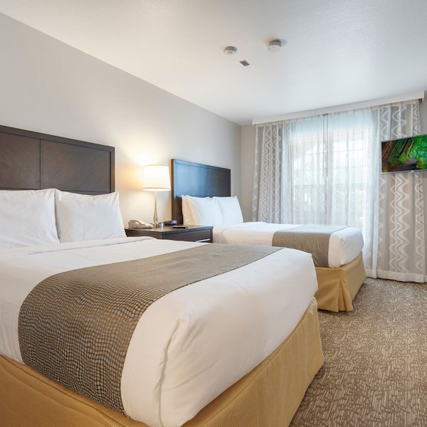 Accommodations at Chase Suite Hotel Newark Fremont at Newark, CA